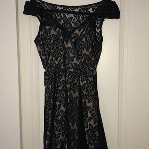 Black lacy dress
